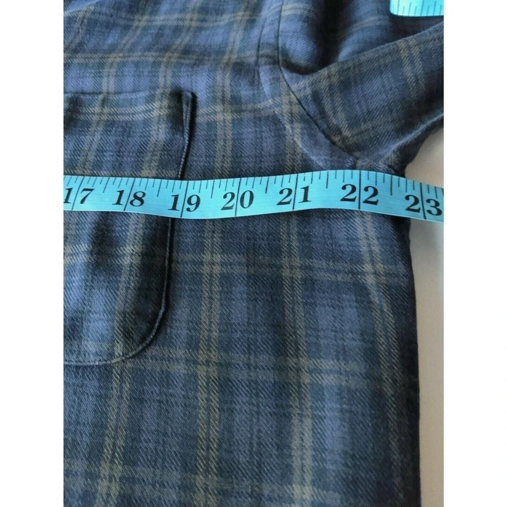 Banana‎ Republic Mens Plaid Button Front Shirt Long Sleeve Cotton Blend Size S